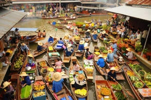 Плавучий рынок Бангкока (Floating Market Damnoen Saduak)